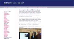 Desktop Screenshot of academics.keene.edu
